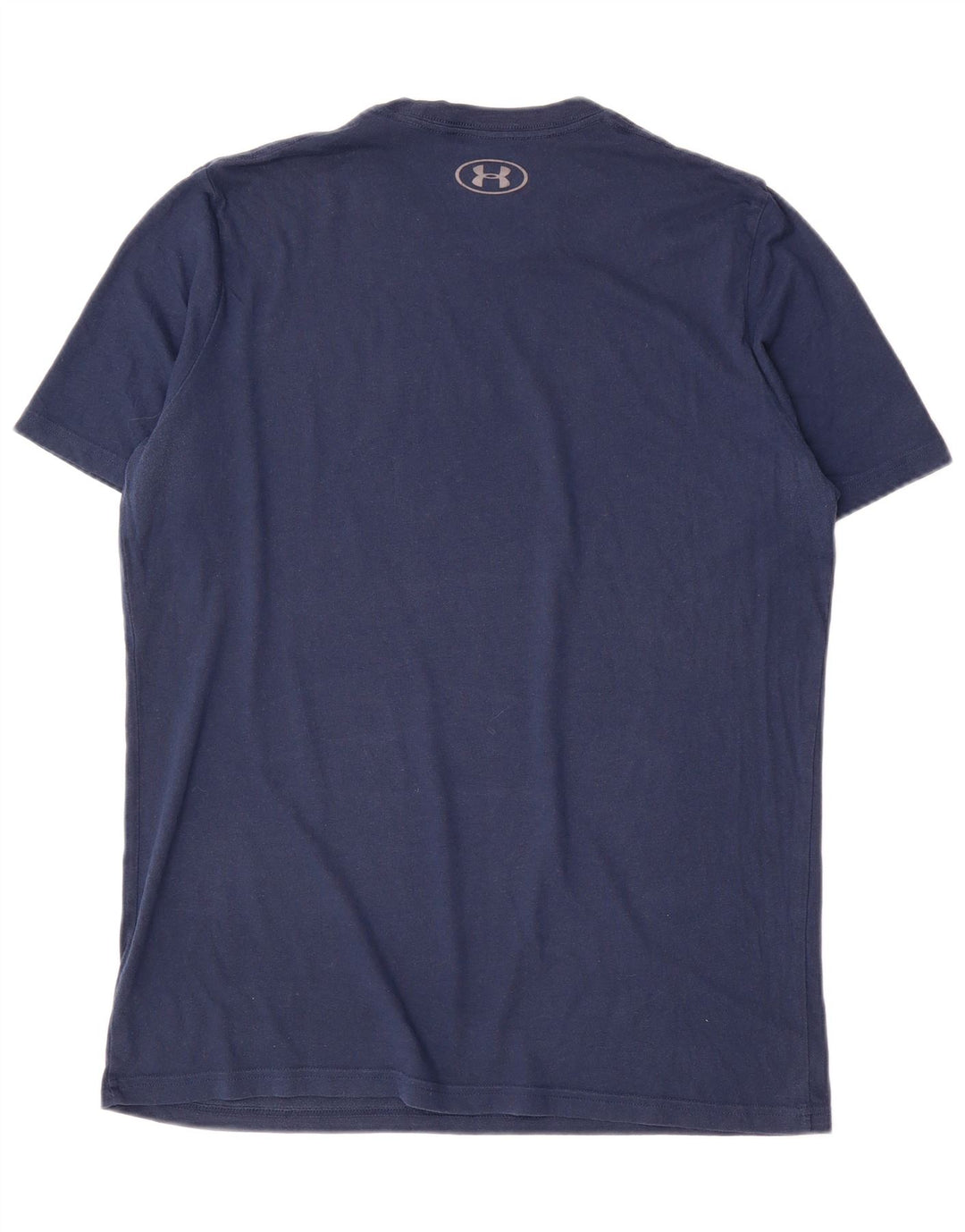 Under Armour Mens Heat Gear Graphic T-Shirt Top Medium Navy Blue