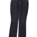 LEVI'S Womens Straight Jeans W30 L34 Navy Blue Cotton