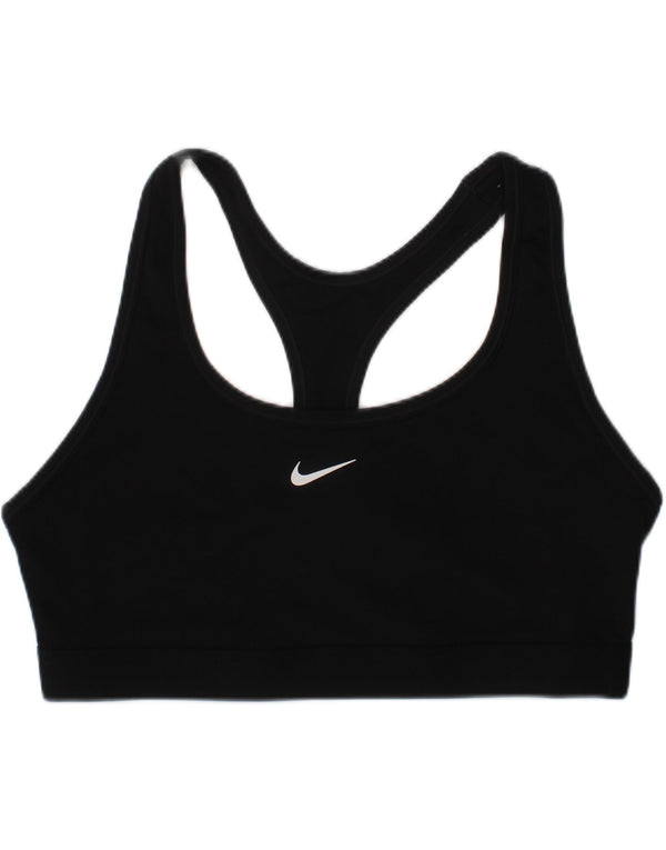 Nike Womens Dri Fit Graphic Sport Bra Top Medium Black Sports