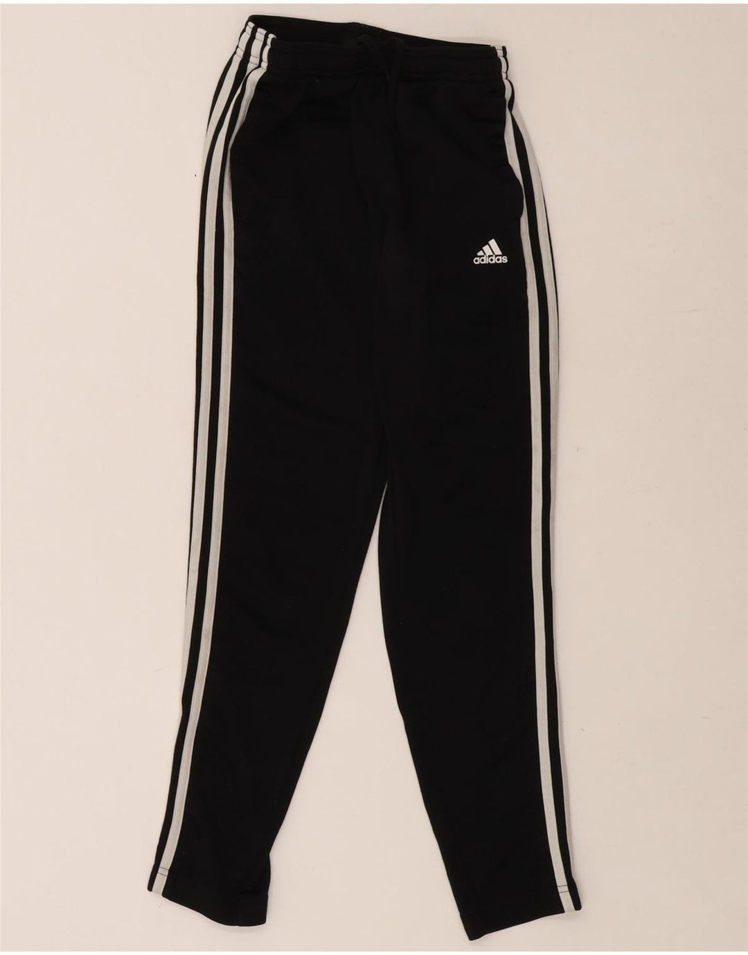 ADIDAS Boys Aeroready Tracksuit Trousers 11-12 Years  Black Polyester