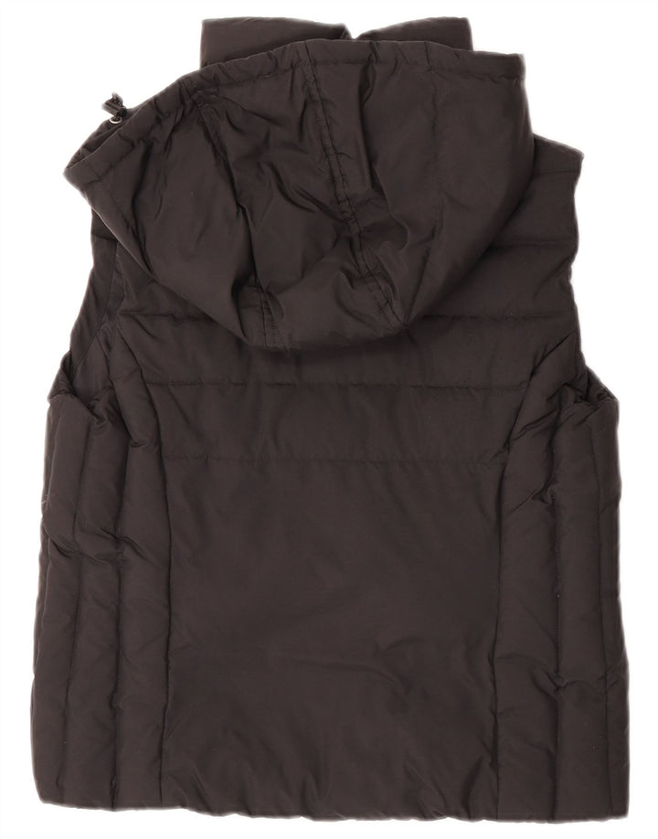 Sergio Tacchini Womens Hooded Padded Gilet IT 44 Medium Black