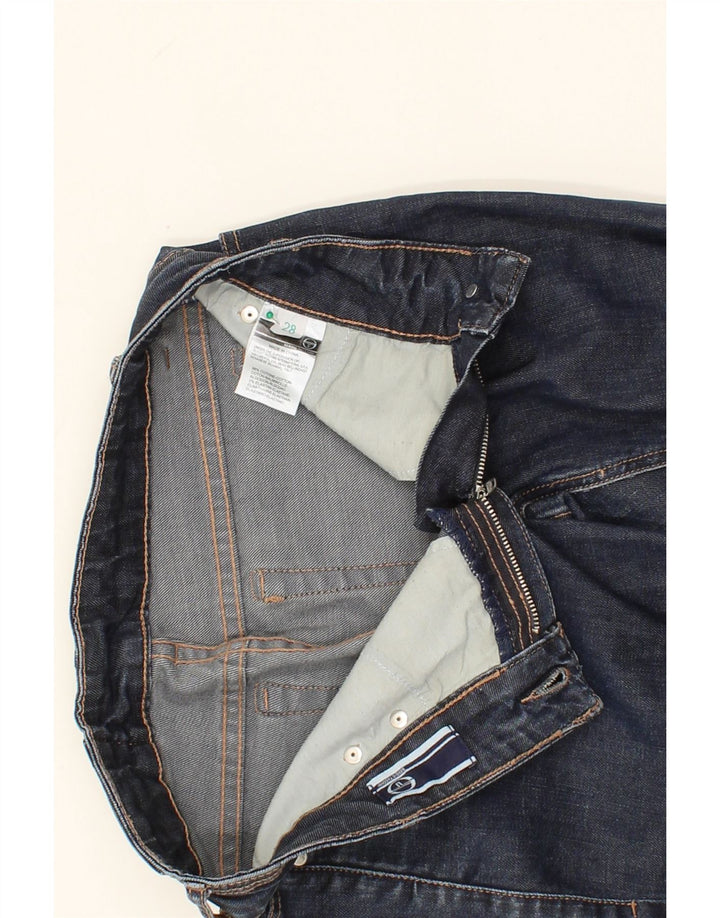 SERGIO TACCHINI Womens Slim Jeans W28 L30  Navy Blue Cotton Vintage Sergio Tacchini and Second-Hand Sergio Tacchini from Messina Hembry 
