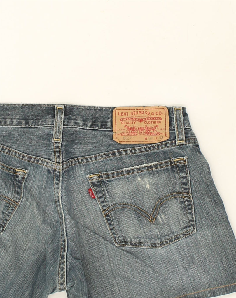 LEVI'S Womens 527 Denim Shorts W30 Medium Blue Cotton | Vintage Levi's | Thrift | Second-Hand Levi's | Used Clothing | Messina Hembry 