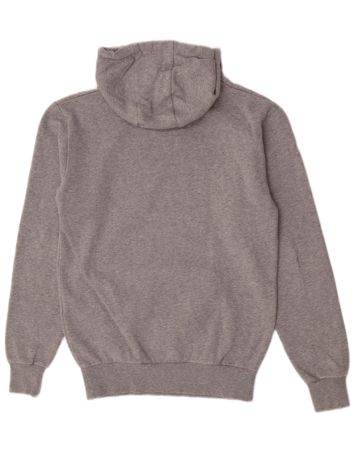 Ellesse Mens Graphic Regular Fit Hoodie Jumper Small Grey Cotton