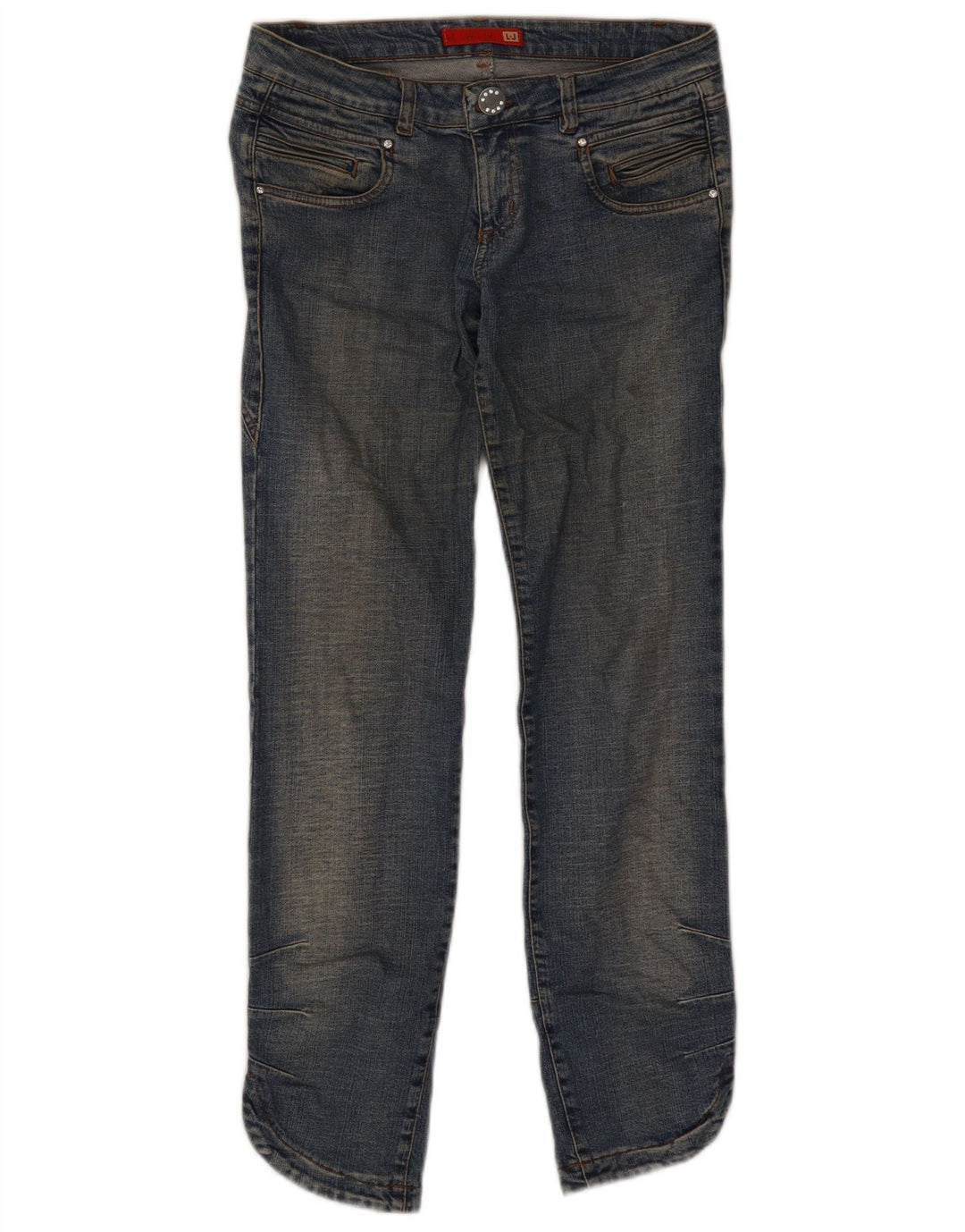 Liu Jo Womens Slim Jeans W27 L29 Blue Cotton