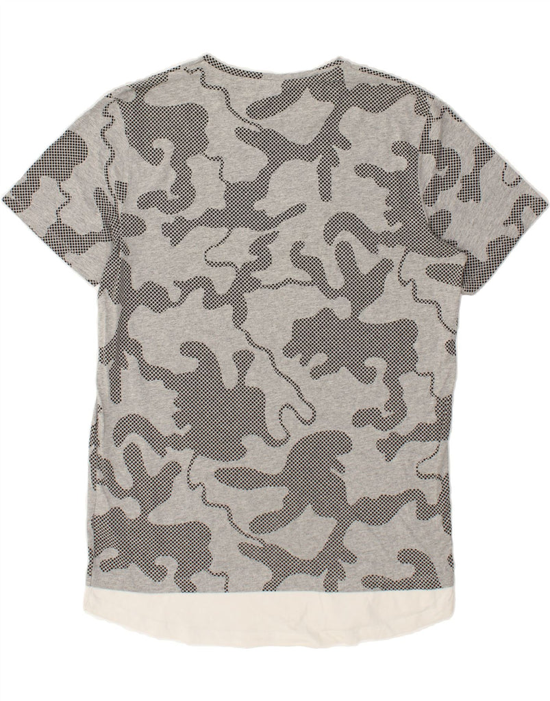 JACK & JONES Mens Graphic T-Shirt Top XL Grey Camouflage | Vintage Jack & Jones | Thrift | Second-Hand Jack & Jones | Used Clothing | Messina Hembry 