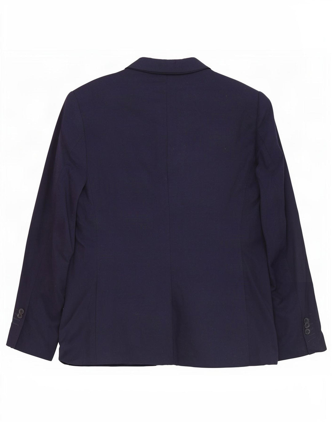 Massimo Dutti Mens 2 Button Blazer Jacket EU 54 XL Navy Blue Wool