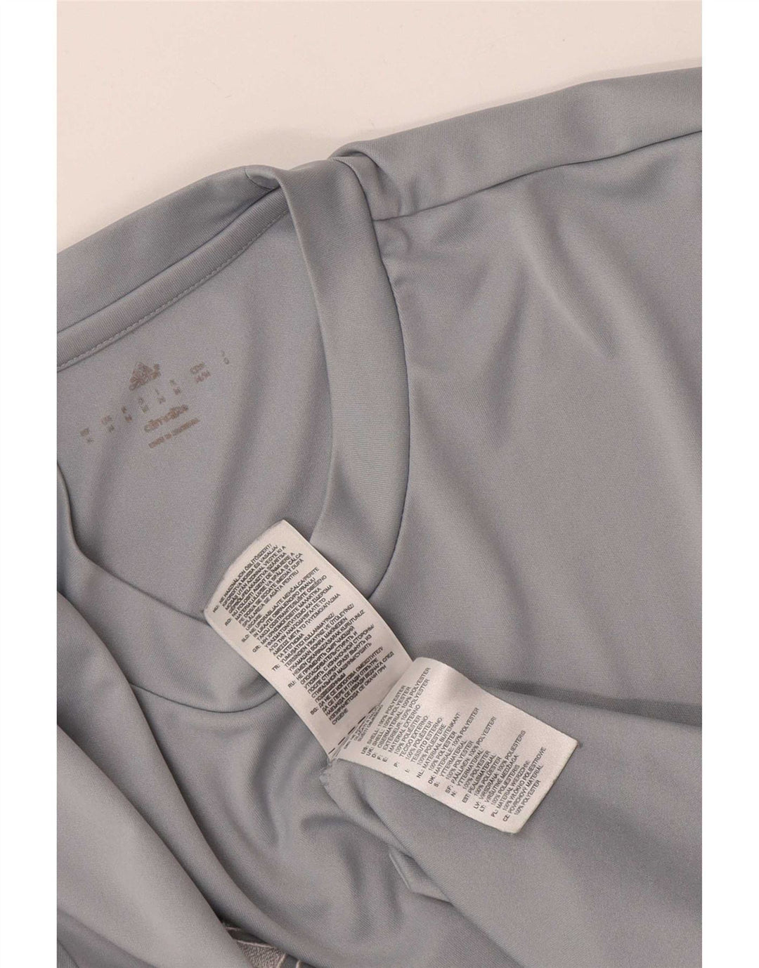 Adidas Mens Climalite T-Shirt Top Medium Grey Polyester