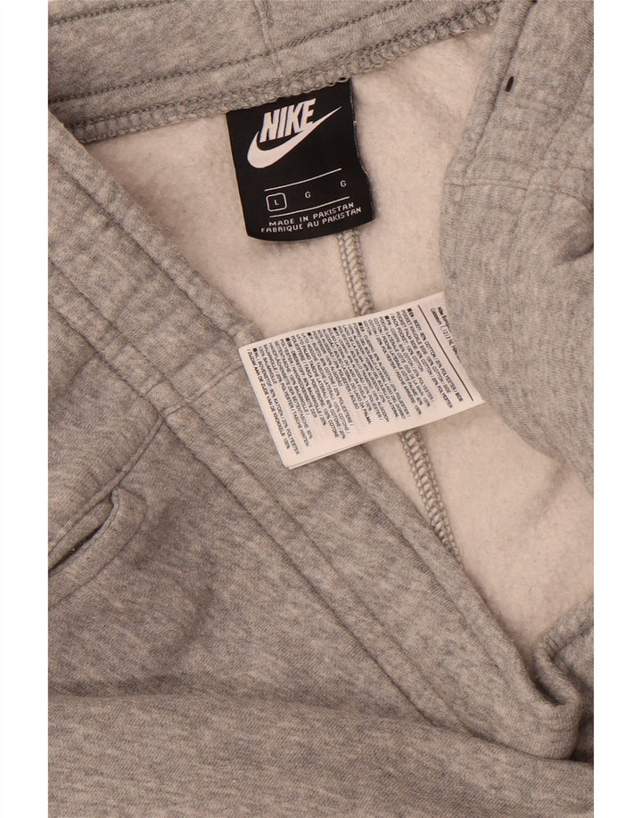 Nike Mens Tracksuit Trousers Joggers Large Grey Cotton