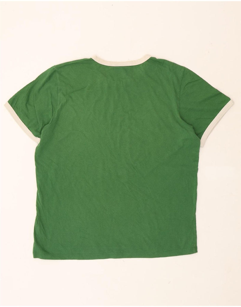 LOTTO Mens T-Shirt Top Large Green Cotton Vintage Lotto and Second-Hand Lotto from Messina Hembry 