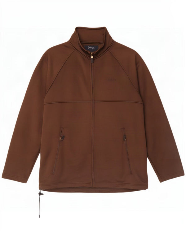 Univers Mens Tracksuit Top Jacket Medium Brown