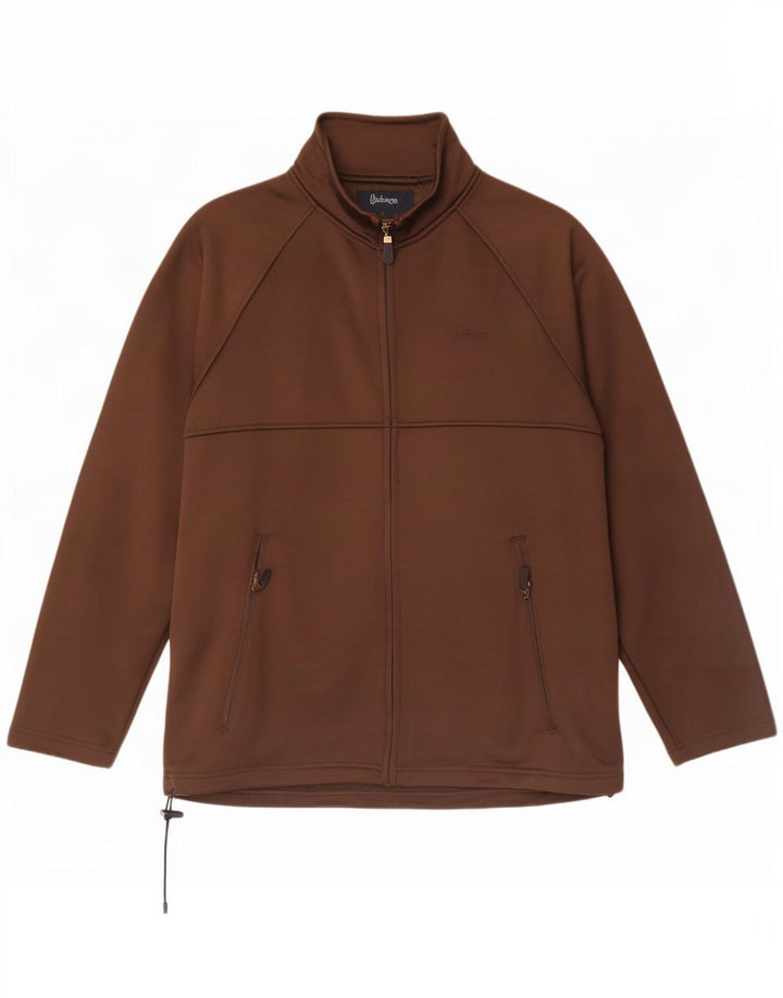 Univers Mens Tracksuit Top Jacket Medium Brown