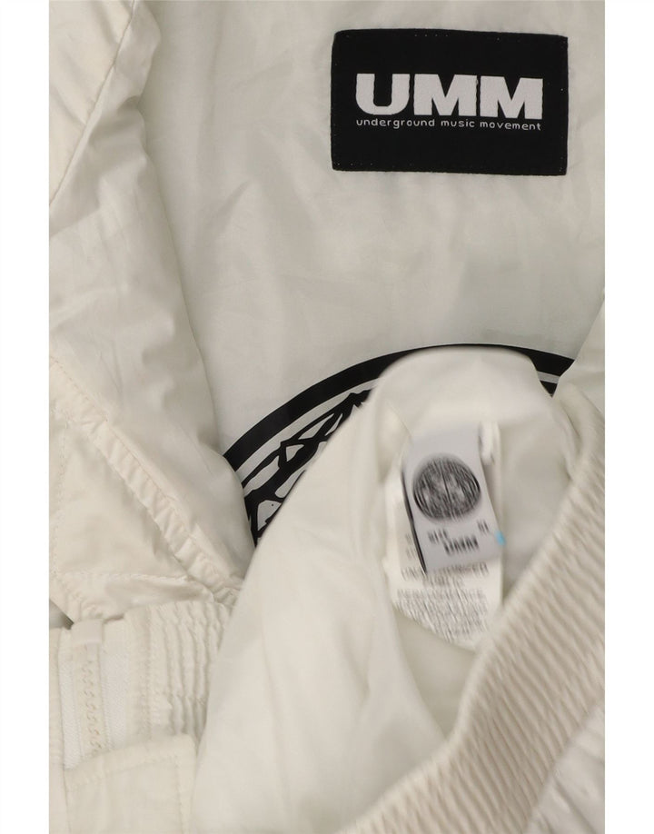 UMM Mens Military Padded Jacket UK 42 XL White Polyester