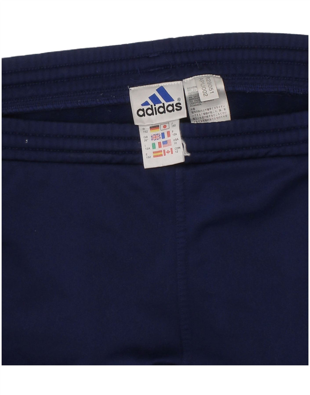 Adidas Boys Sport Shorts 11-12 Years  Navy Blue Polyester