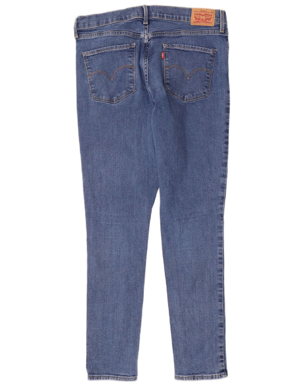 Levi's Womens 311 Shaping Skinny Jeans W32 L30 Blue Cotton