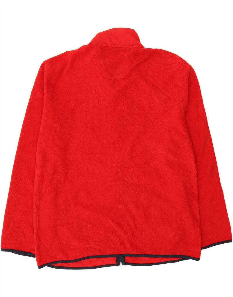 NAUTICA Womens Fleece Jacket UK 20 2XL Red Polyester Vintage Nautica and Second-Hand Nautica from Messina Hembry 