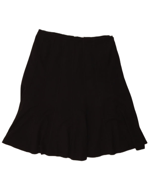 Marks & Spencer Womens A-Line Skirt UK 18 XL W40 Black Polyester
