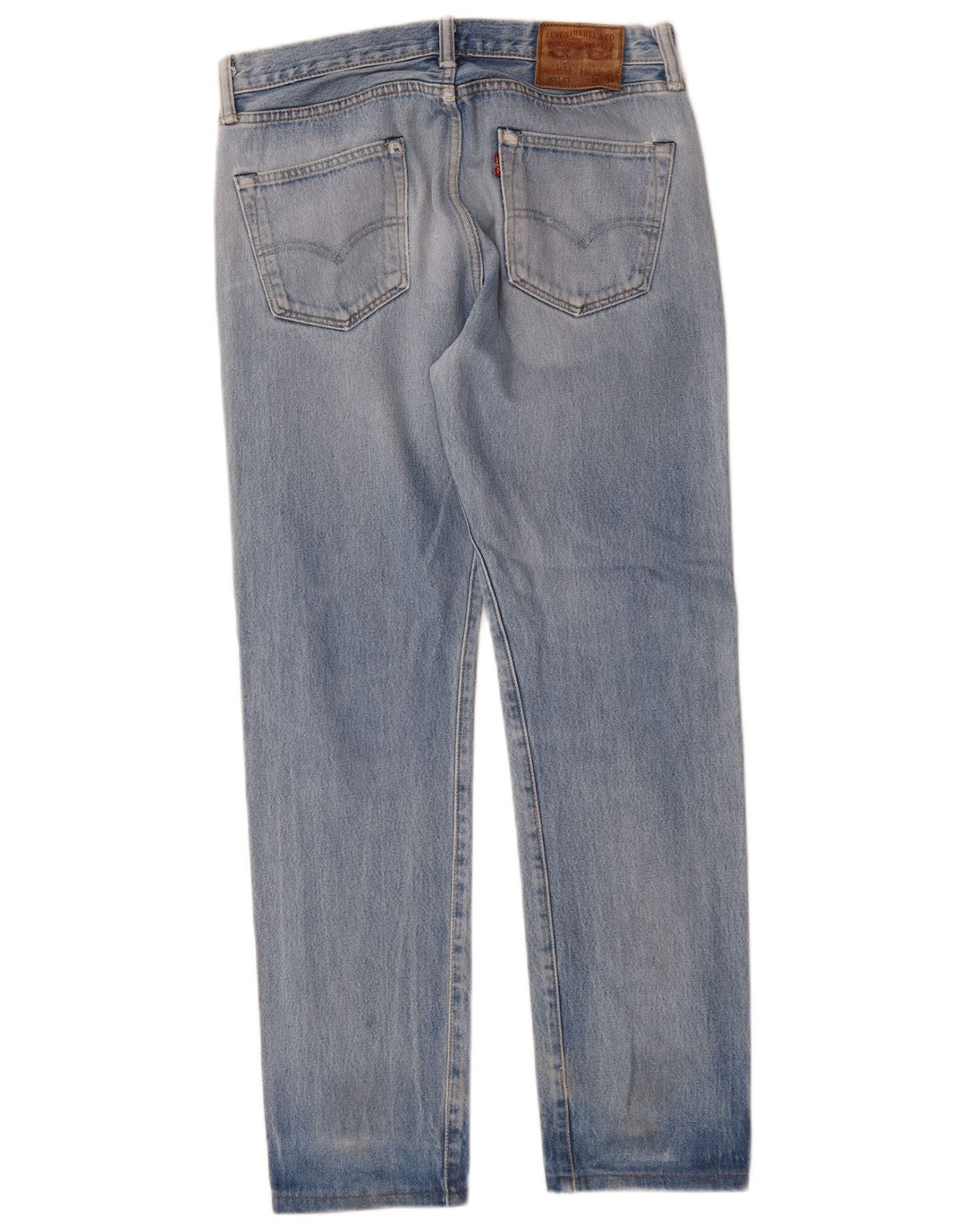 LEVI'S Mens 501 CT Straight Jeans W30 L30 Blue Cotton