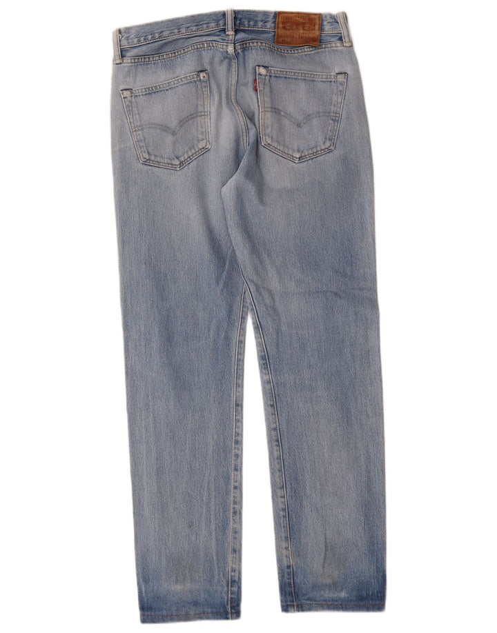 LEVI'S Mens 501 CT Straight Jeans W30 L30 Blue Cotton