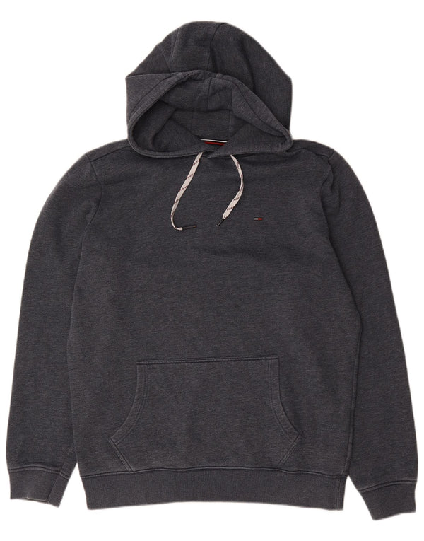 Tommy Hilfiger Mens Hoodie Jumper XL Grey Cotton