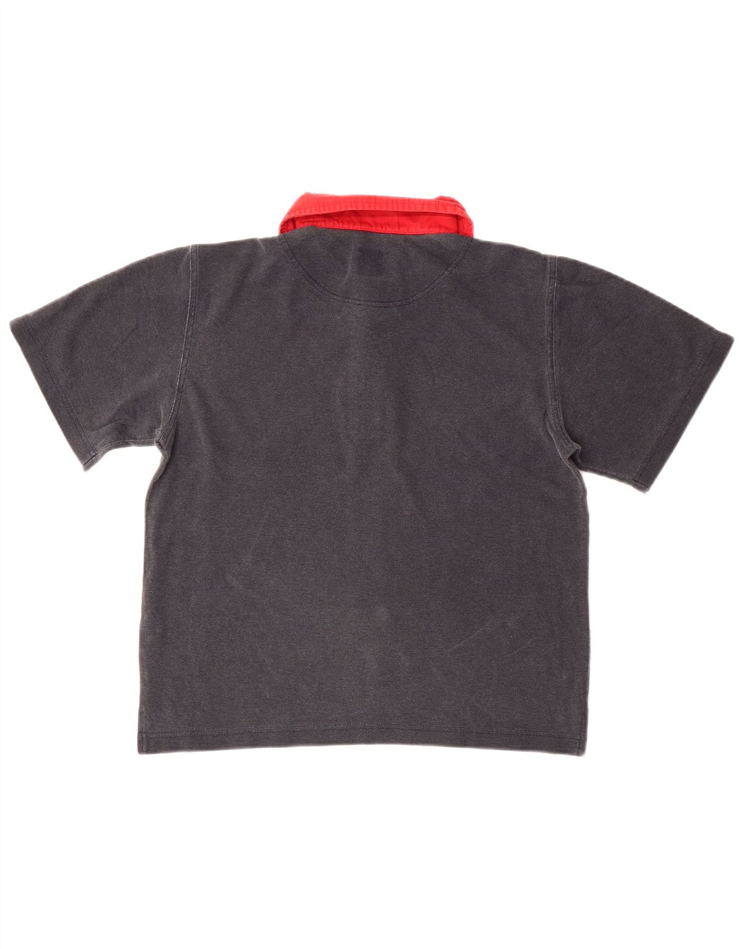 Think Pink Boys Polo Shirt 9-10 Years Grey Colourblock Cotton