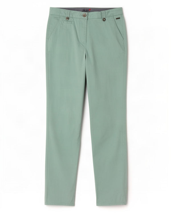 Marks & Spencer Womens Per Una Chino Trousers UK 10 Small W28 L30 Turquoise