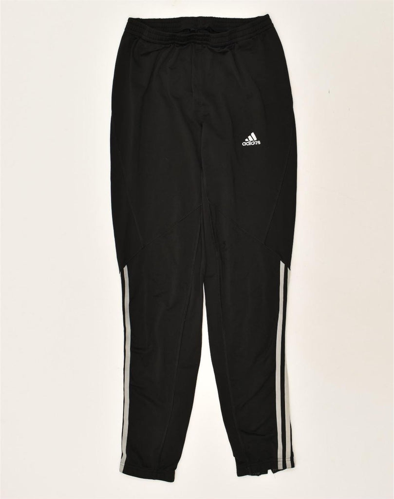 ADIDAS Womens Tracksuit Trousers UK 8 Small Black Polyester | Vintage Adidas | Thrift | Second-Hand Adidas | Used Clothing | Messina Hembry 