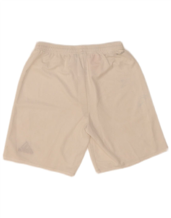 Adidas Boys Climalite Sport Shorts 13-14 Years White Polyester