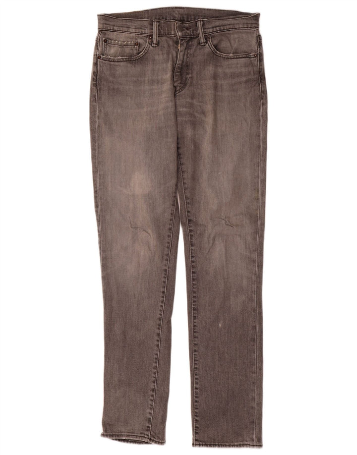 Levi's Mens 511 Slim Jeans W31 L34 Grey Cotton