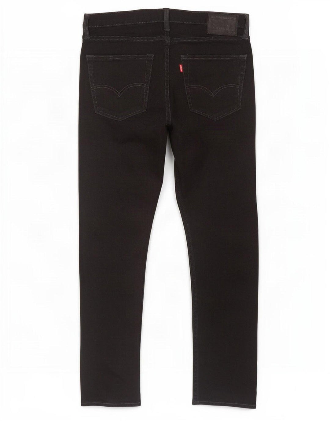 Levi's Mens 522 Slim Tapered Jeans W32 L30 Black Cotton