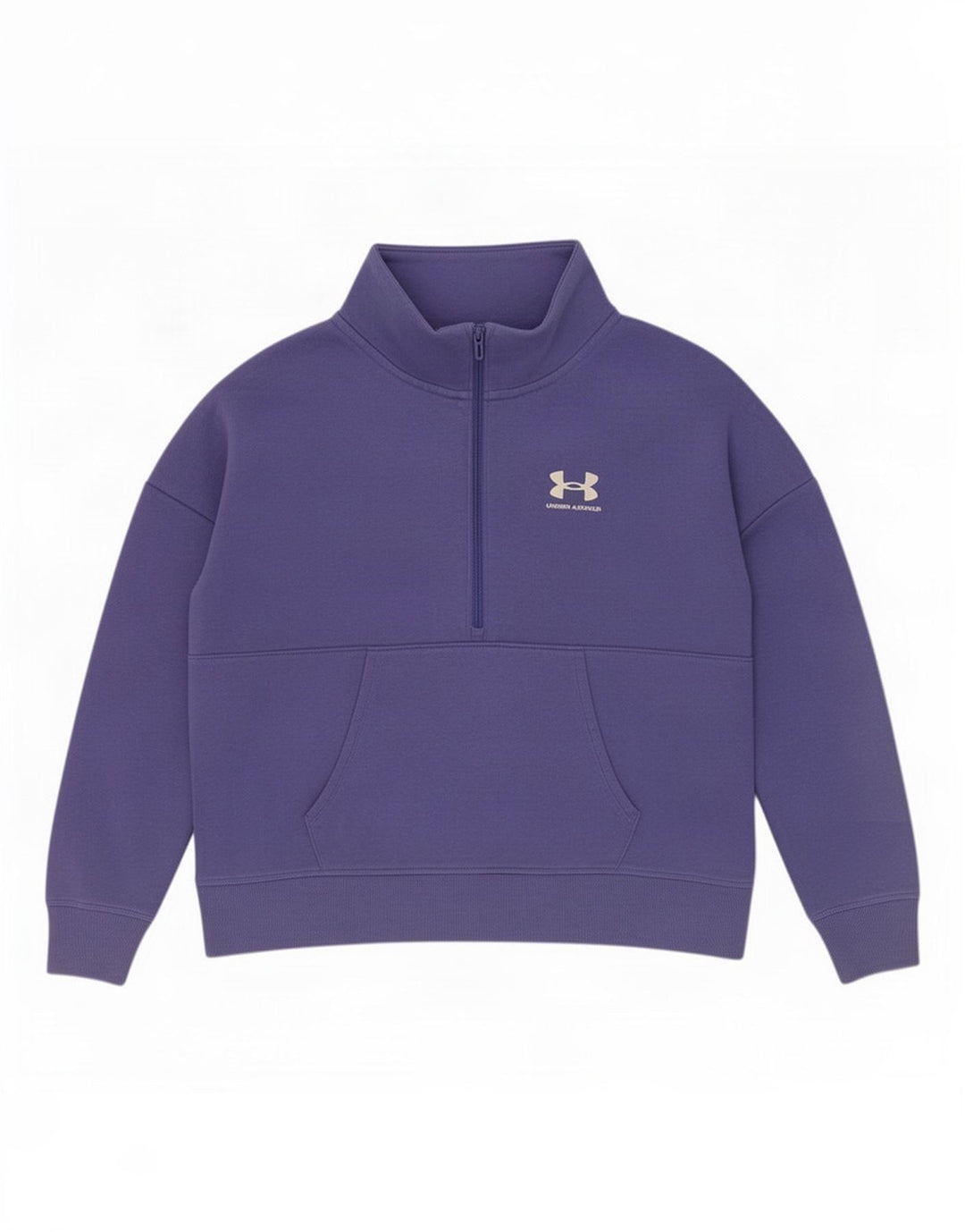Under Armour Womens Oversized Sweatshirt Jumper UK 14 Medium Purple
