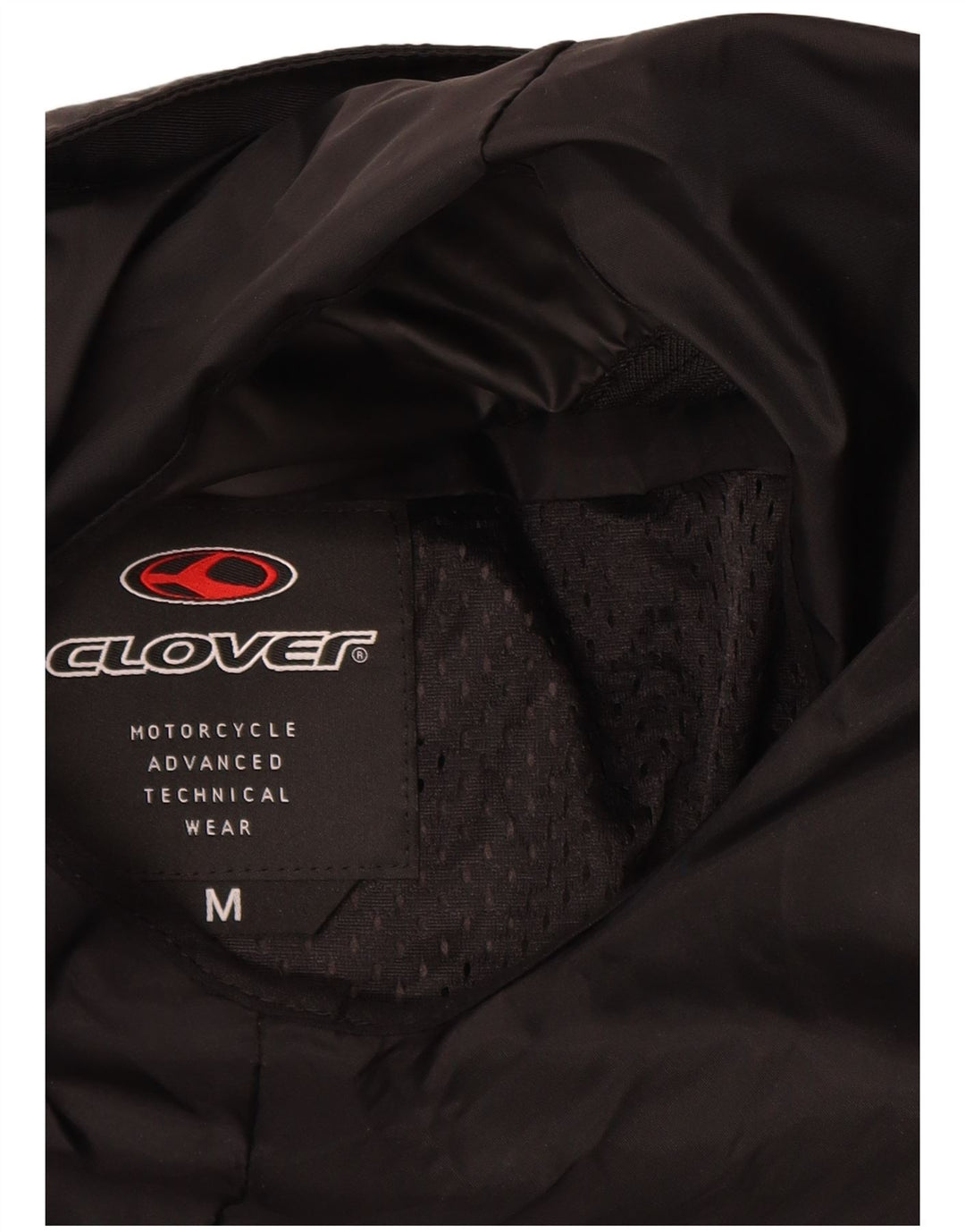 Clover Womens Graphic Racer Jacket UK 14 Medium Black Colourblock Polyamide