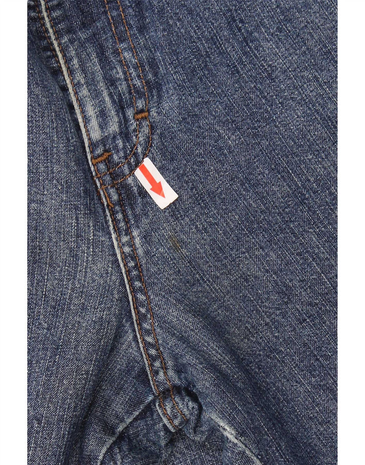 Calvin Klein Mens Straight Jeans W34 L31 Blue Cotton