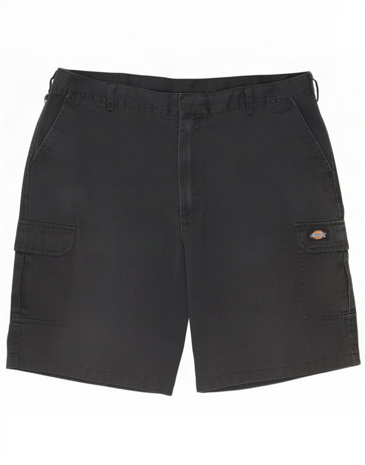 Dickies Mens Cargo Shorts W42 2XL Black Polyester