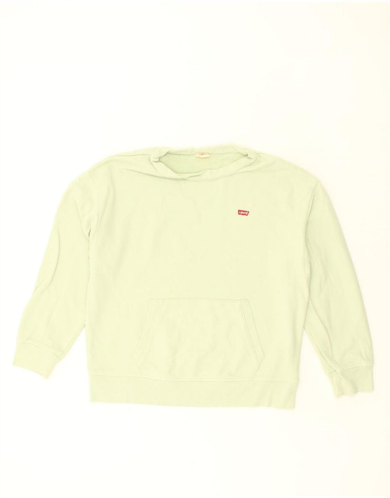 LEVI'S Womens Sweatshirt Jumper UK 14 Medium Green | Vintage Levi's | Thrift | Second-Hand Levi's | Used Clothing | Messina Hembry 