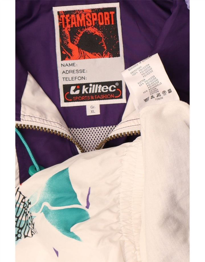 Killtec Mens Tracksuit Top Jacket XL Multicoloured Colourblock Polyester