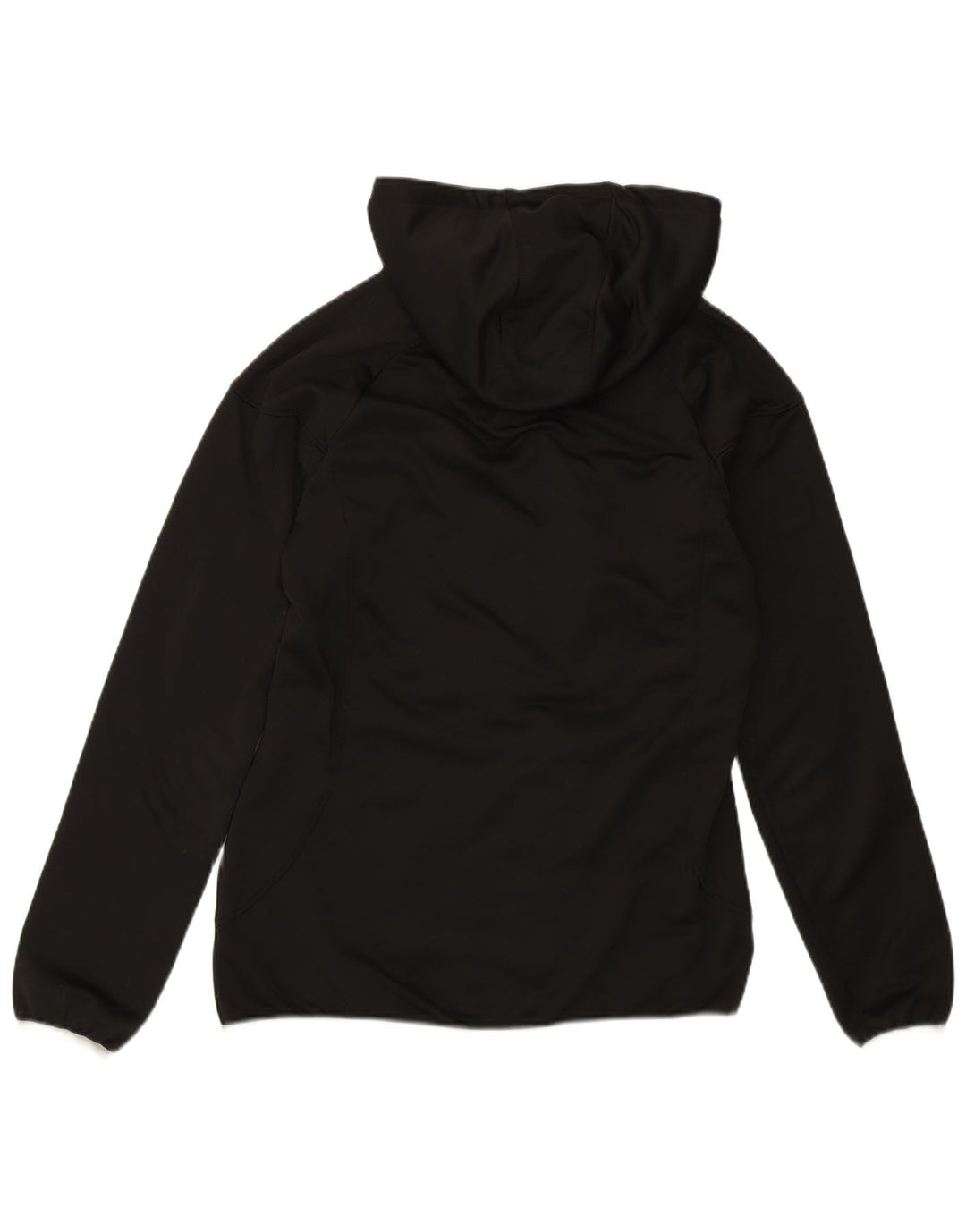 Puma Womens Hooded Tracksuit Top Jacket UK 12 Medium Black Polyester
