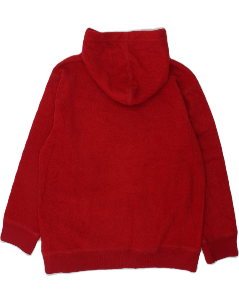 GAP Girls Graphic Fleece Hoodie Jumper 8-9 Years Red Polyester | Vintage Gap | Thrift | Second-Hand Gap | Used Clothing | Messina Hembry 