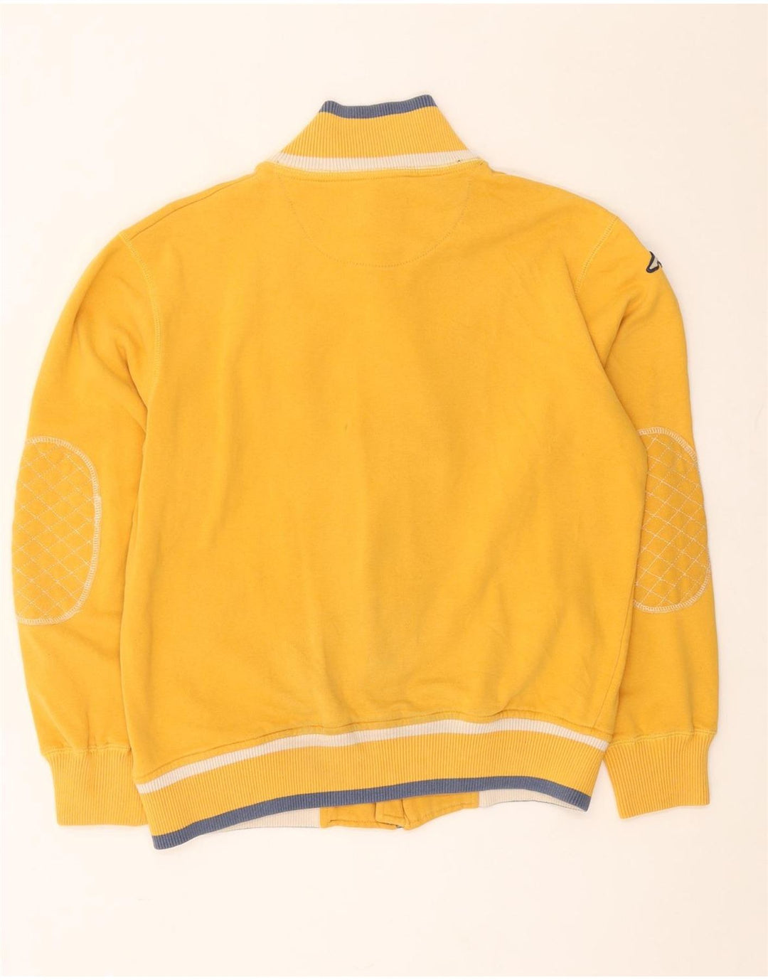 Kappa Mens Val D'isere Graphic Tracksuit Top Jacket Large Yellow