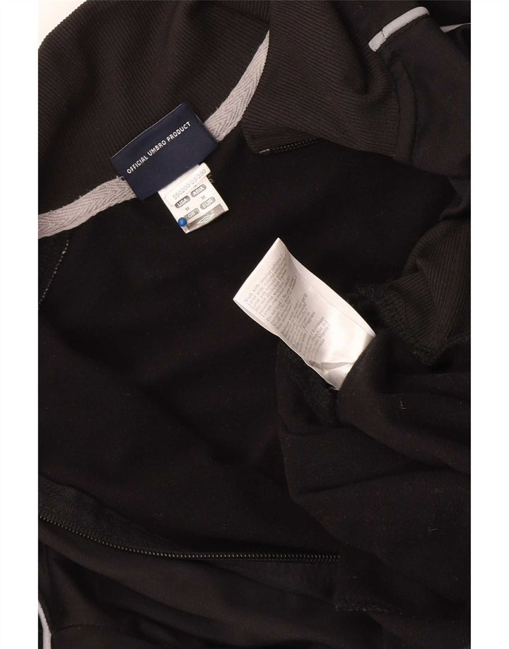 Umbro Mens Tracksuit Top Jacket Medium Black Polyester