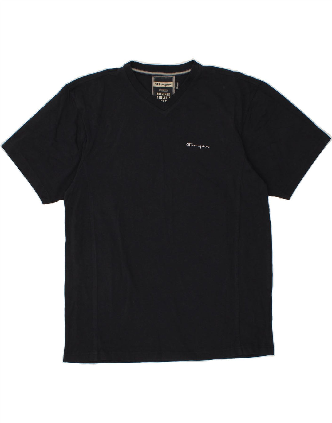 CHAMPION Womens T-Shirt Top UK 20 2XL Navy Blue Vintage Champion and Second-Hand Champion from Messina Hembry 