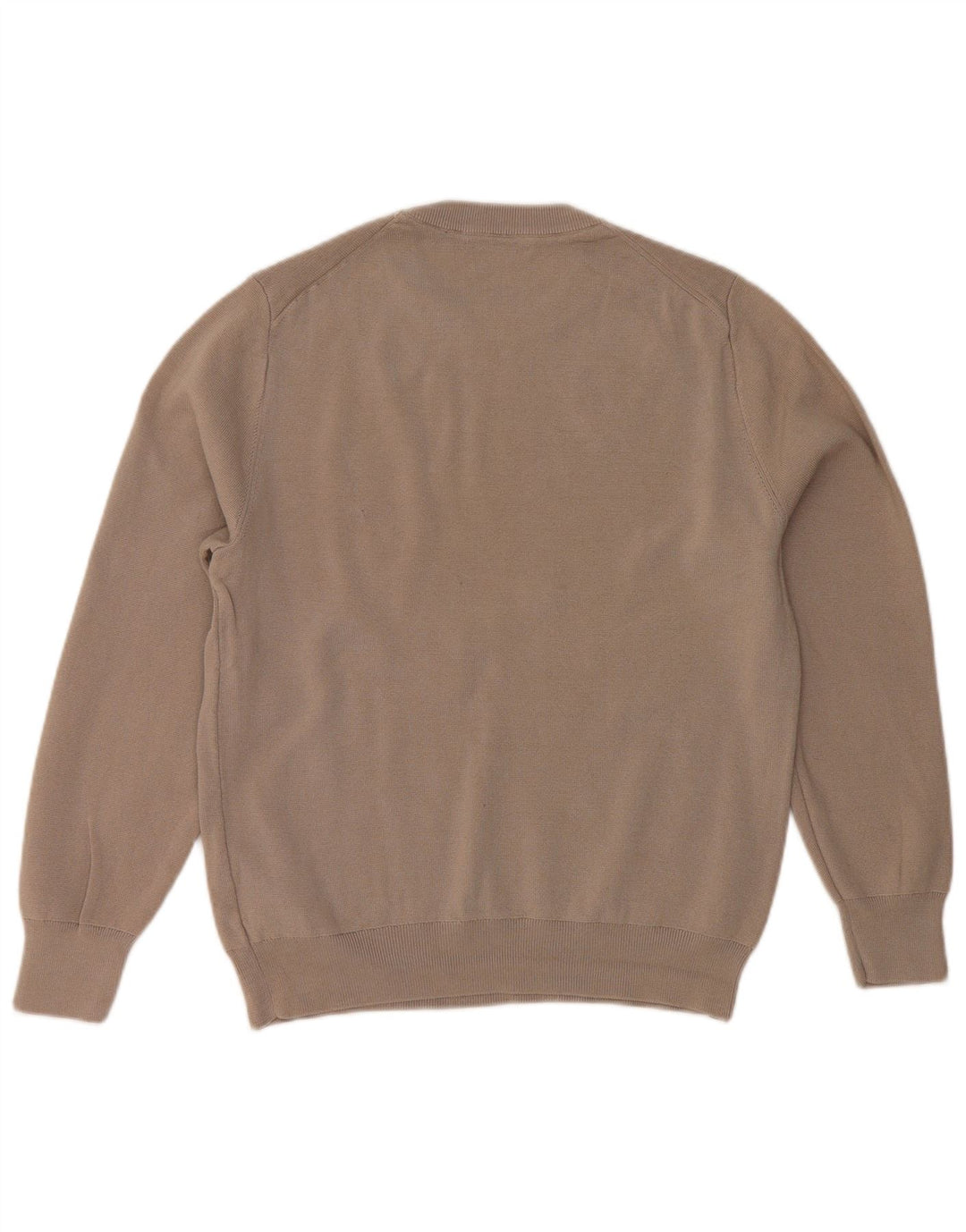 ZARA Womens Crew Neck Jumper Sweater UK 14 Medium Grey Cotton