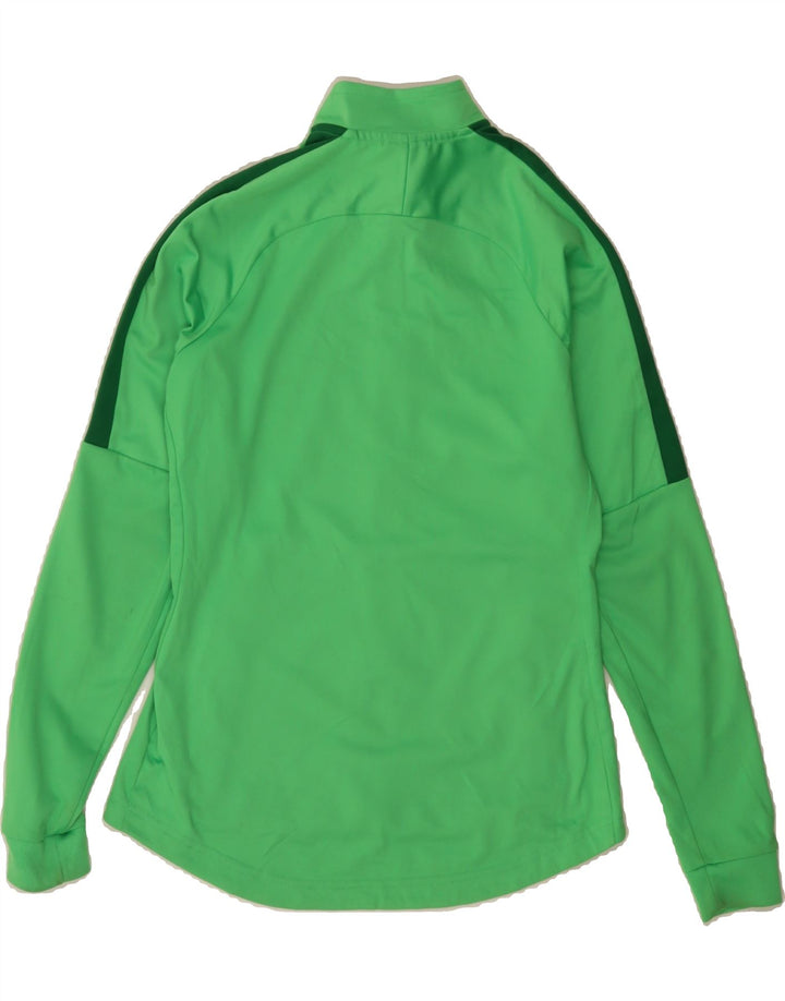 NIKE Womens Dri Fit Tracksuit Top Jacket UK 6 XS Green Polyester Vintage Nike and Second-Hand Nike from Messina Hembry 