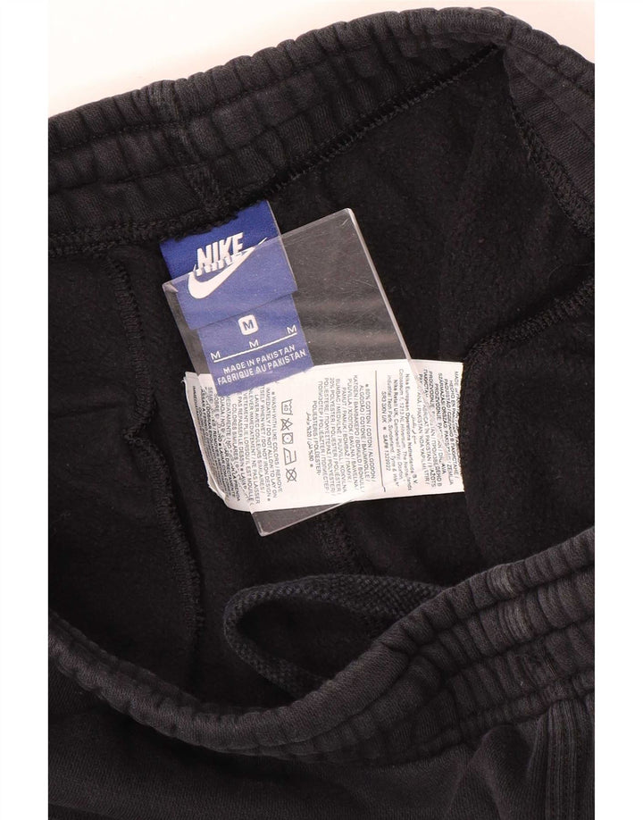 Nike Mens Tracksuit Trousers Joggers Medium Black Cotton