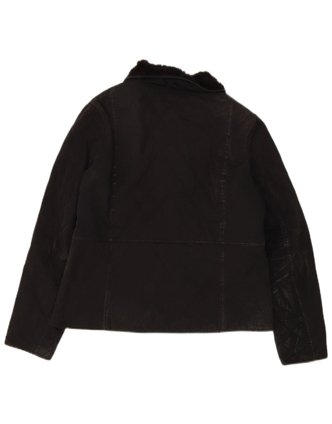 Barbour Womens Quilted Jacket UK 16 Large Black Polyamide