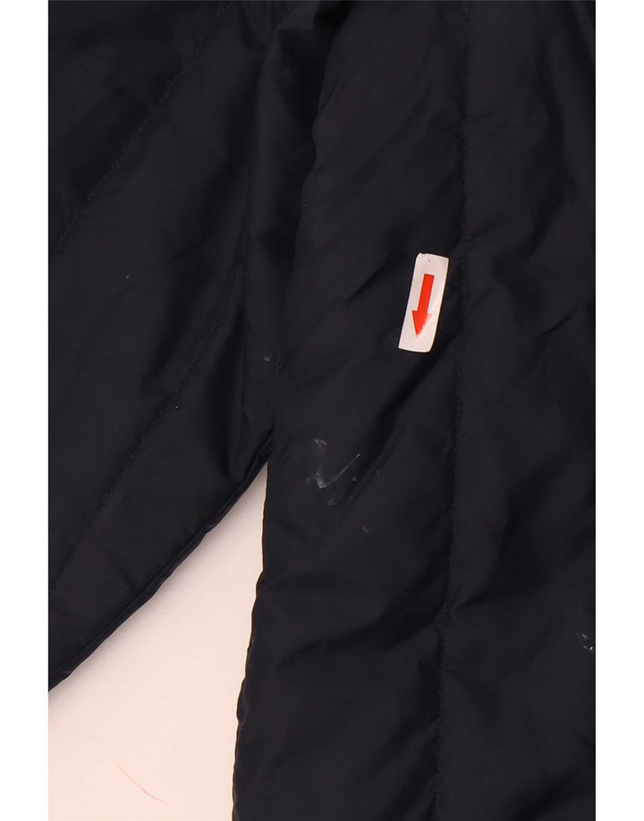 Adidas Mens Padded Jacket UK 40 Large Navy Blue Polyester
