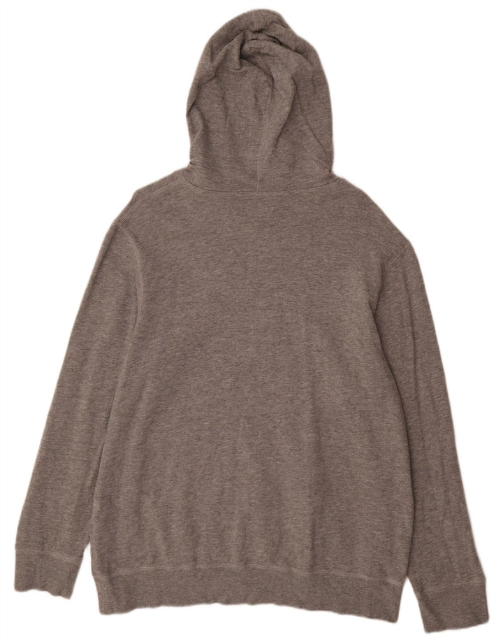 Levi's Mens Graphic Hoodie Jumper Medium Grey Cotton