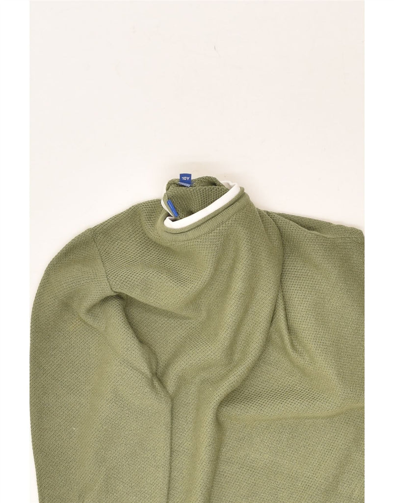 JACK & JONES Boys Sweatshirt Jumper 9-10 Years Khaki Cotton | Vintage Jack & Jones | Thrift | Second-Hand Jack & Jones | Used Clothing | Messina Hembry 