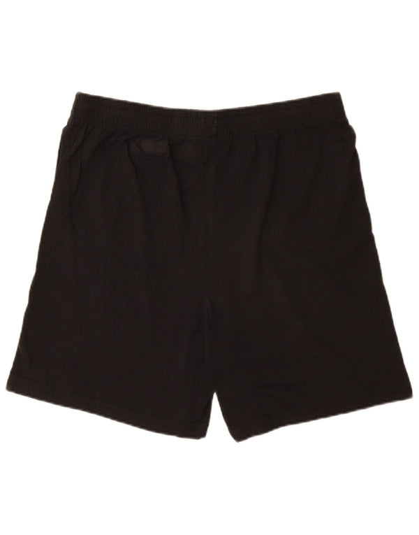 Kappa Boys Sport Shorts 13-14 Years XL Black Cotton