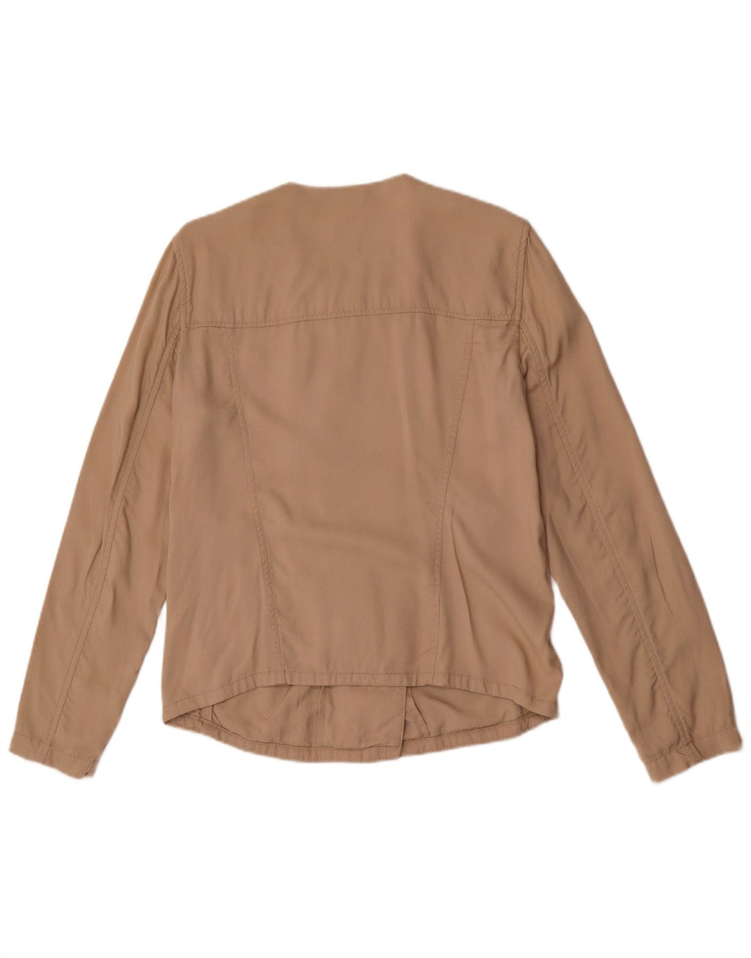 Gap Womens Oversized Military Jacket UK 10 Small Beige Lyocell